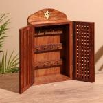 Ключница «Штурвал», 18?9?31 см, дерево шишам