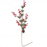 "Blumentag" VDD-118 Веточка декоративная с ягодами 6 х 1 шт. 85 см .