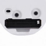 Будильник-часы настольные «Классика», 8?8 см, от батарейки АА, белый