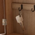 Ключница настенная «KEYS с сердечком и бантом», дерево, 3?19?25.6 см