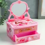 Музыкальная шкатулка «Трюмо девочки», пластик, 20?16?10.5 см
