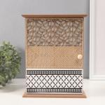 Ключница настенная «Геометрический узор», дерево, 6 крючков, 6.5?20?25.5 см