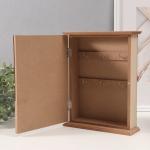 Ключница настенная «Геометрический узор», дерево, 6 крючков, 6.5?20?25.5 см