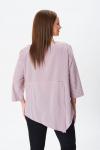 Блуза Modema 769/2 розово-серая полоска
