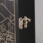 Ключница настенная «Горы. Закат», дерево, 6 крючков, 6?22?30 см