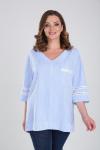 Блуза Modema 767/2 голубая полоска