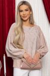 Блуза Путь к сердцу (бежево-розовая) Б14854-30М