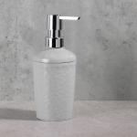 Диспенсер для мыла, Luna, 350мл, пластик, серый