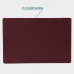 Доска профессиональная разделочная Hanna Kn?vell, 60?40?1.8 см, бордовая