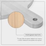 Доска для пиццы деревянная Adelica «Итальяно», 6 кусков, d=32 см, толщина 1.8 см, берёза