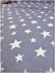 Постельное белье Шуйская бязь Звезды на сером 9955-2