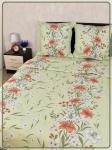 Постельное белье Шуйская бязь Лилия салатовая 21863-1