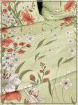 Постельное белье Шуйская бязь Лилия салатовая 21863-1