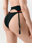 Трусы в наборе с поясом для чулок Bless черный
