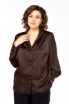 Блуза Элль стиль 2404/4а-Р шоколад