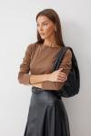 Джемпер LYUSHe 4208-Р коричневый