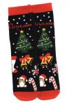 Носки НГ р.35-40 "New Year's magic" Мишки, подарки