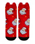 Носки НГ р.35-40 "New Year's magic" Много Сант