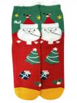 Носки НГ р.35-40 "New Year's magic" Санта