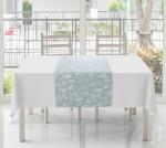 Легкий лепесток 2 зел декоративная дорожка 50*145 из рогожки 903