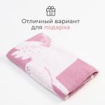 Полотенце детское махровое «Этель. Волшебный лес», 50?90 см, хлопок 100%, розовое