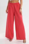 Брюки женские Палаццо из льна тайвань коралловый