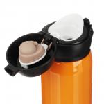 РЫЖИЙ Термос-кружка с крышкой на защелке 450мл, нерж.сталь