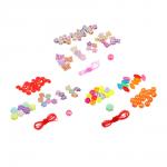 ХОББИХИТ Набор для творчества "Браслетики", 30-38 элементов, PS, 9х16х2см, 3 дизайна