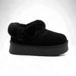 Угги из натуральной кожи 702-1 черные п/п