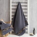 Полотенце махровое Love Life «Милитари» 70?130 см, цв. графит, 100% хлопок, 360 г/м?