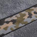 Полотенце махровое Love Life «Милитари» 70?130 см, цв. графит, 100% хлопок, 360 г/м?