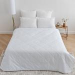 Одеяло облегченное 172?205 см, файбер 100 г/м?, микрофибра белая 80 г/м?, 100% полиэстер