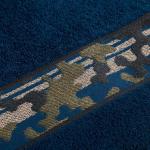 Полотенце махровое Love Life «Милитари» 70?130 см, цв. синий, 100% хлопок, 360 г/м?