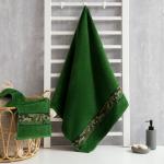 Полотенце махровое Love Life «Милитари» 70?130 см, цв. хаки, 100% хлопок, 360 г/м?