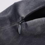 Набор декоративных наволочек Этель с кисточками, цвет серый, 45?45 см - 2 шт., полиэстер, велюр