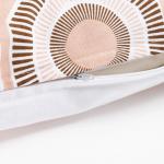 Наволочка декоративная 40?40 см, Circle powdery, 100% хлопок