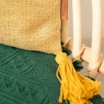 Плед SL Home Warm, 130?180 см, хлопок, изумрудный