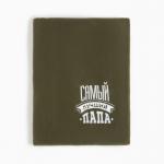 Плед «Этель. Лучший папа» 130?150 см, флис 160 г/м?