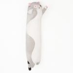 Мягкая игрушка «Котик», 90 см, цвет серый