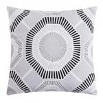 Наволочка декоративная 40?40 см, Circle black, 100% хлопок