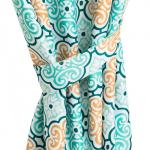 Штора блэкаут портьерная «Этель. Дамаск», зелёная, 200?250 см