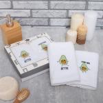 Набор полотенец «Этель» Better together, 30?60 см - 2 шт., хлопок 100%, белые