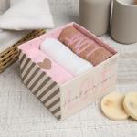 Полотенца махровые «Этель. Радуга», 30?30 см - 3 шт., хлопок 100%