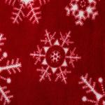 Плед «Этель. Снежинки», 180?200 см, корал-флис