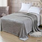 Плед 'Амели' 150х200, велсофт, 100% полиэстер, 'Серые камушки'