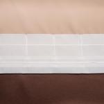 Штора блэкаут портьерная «Этель», 250?265 см, шоколадная