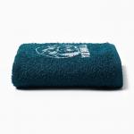 Полотенце махровое «Хозяин леса», 35?60 см, хлопок 100%, зелёное