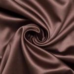 Штора блэкаут портьерная «Этель», 270?300 см, шоколадная