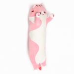 Мягкая игрушка «Котик», толстый, 110 см, цвет розовый