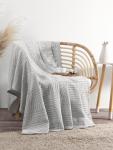 Плед «Этель» Cotton 220?240 см, серый, хлопок100%